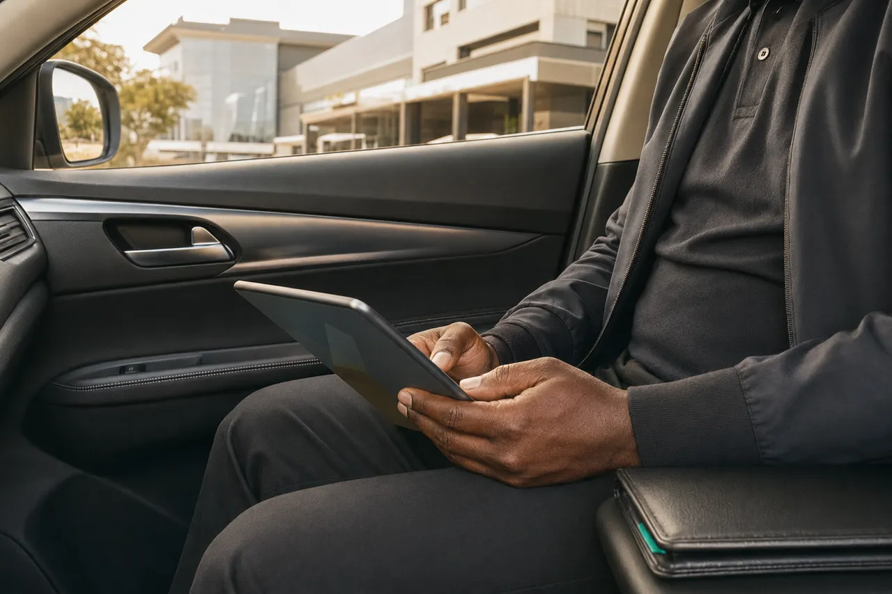 Independent transport professional, representing the irregular-income earners Hola Credit assesses